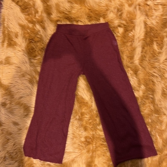 Zara wide legs cropped shiny pants Sz  M - Picture 3 of 9